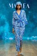 Kimono Dalia - Bleu Aztec