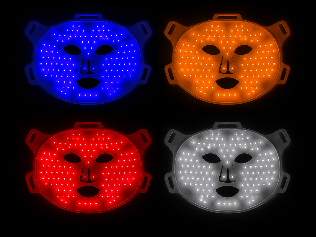 Maschera LED viso – Antietà, luminosità, imperfezioni