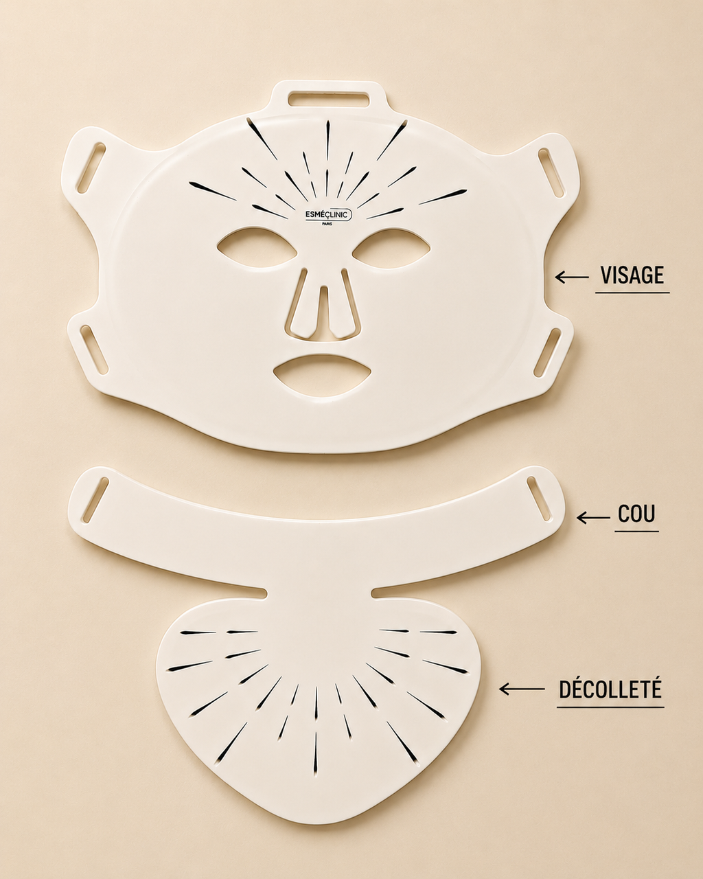 Maschera LED viso – Antietà, luminosità, imperfezioni