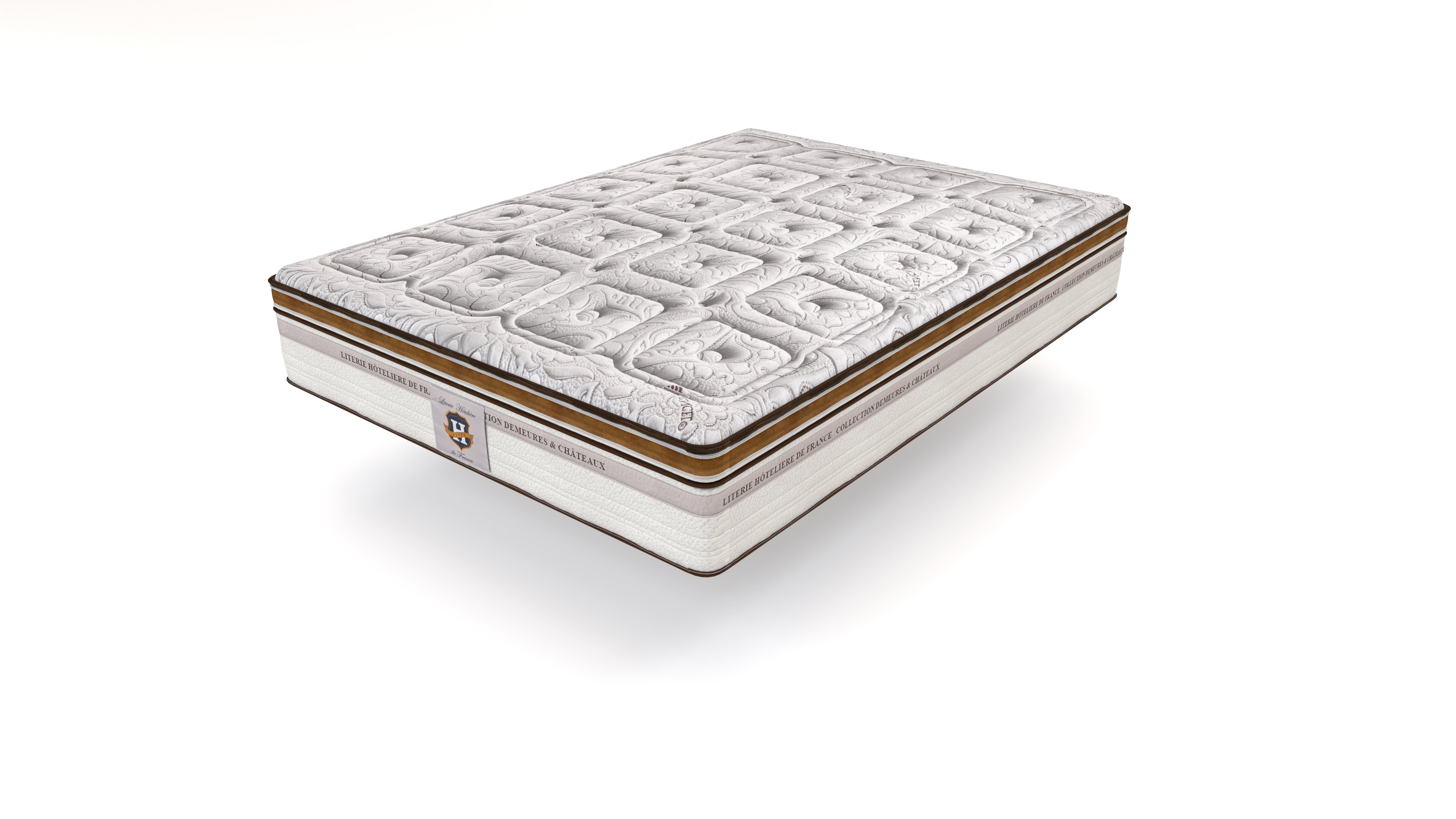 Renaissance - Mattress + Box Spring Set - White/Brown