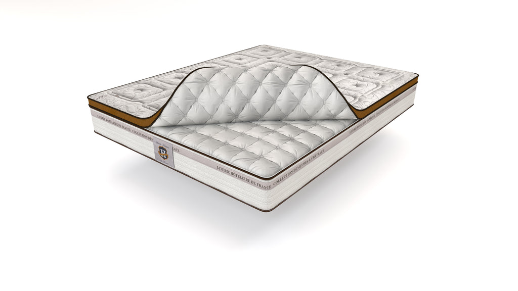 Renaissance - Mattress + Box Spring Set - White/Brown