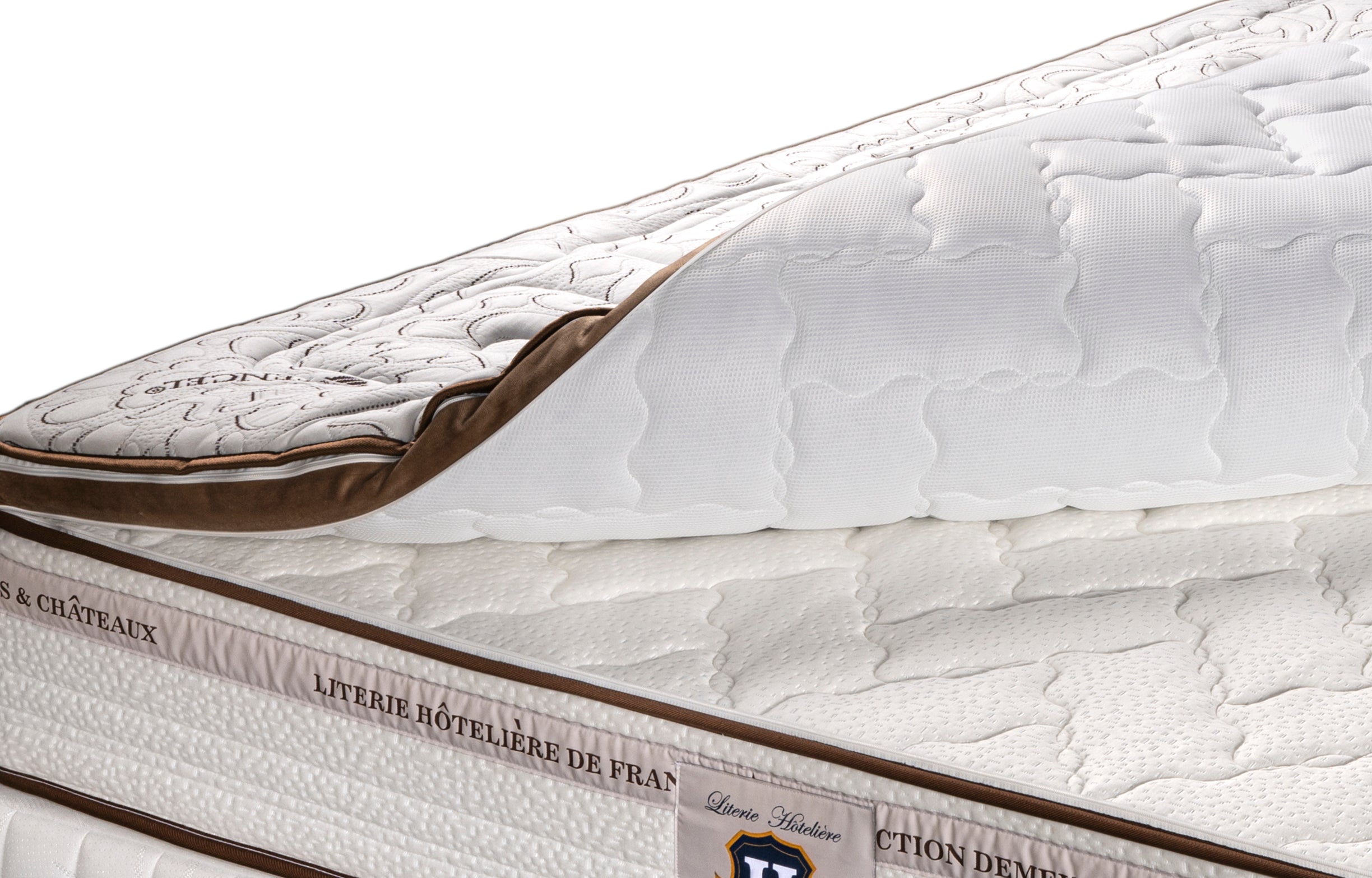 Renaissance - Mattress + Box Spring Set - White/Brown