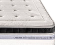 Versailles - Ensemble Matelas + Sommier - Blanc/Noir
