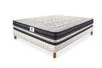 Chinon - Mattress + Box Spring Set - White/Grey