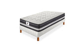 Chinon - Mattress + Box Spring Set - White/Grey