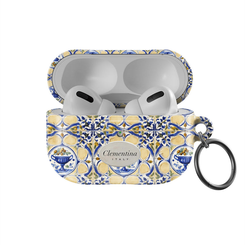Coque Mattonella Olive Pour Apple Airpods Pro 2