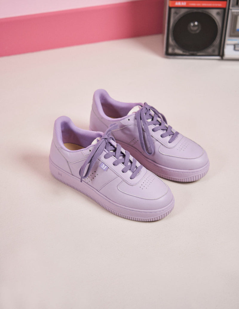 Maxence F Low Sneakers - Lilac Leather