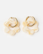 Boucles D'Oreilles Maxi Fleurette - Nude