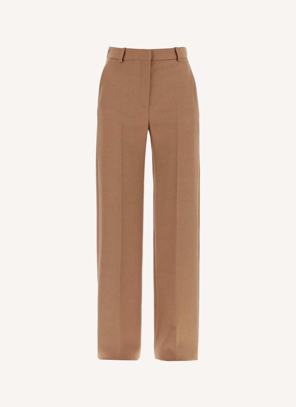 Stella Mc Cartney - Pantalón Ready-To-W Trousers Wool Flannel - Light Camel - Mujer