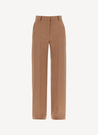 Stella Mc Cartney - Pantalón Ready-To-W Trousers Wool Flannel - Light Camel - Mujer