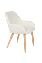 Loua - Dining Chair - Polyester - Off-White/Off-White