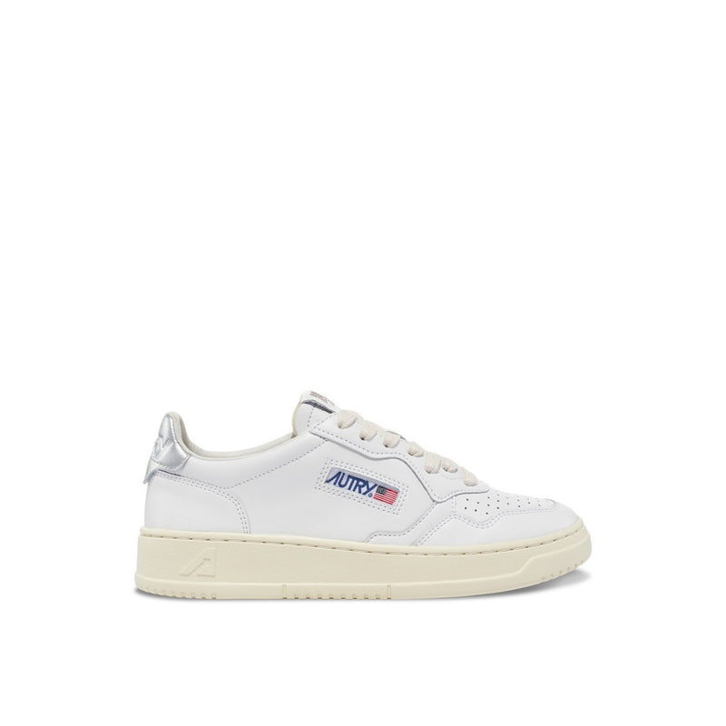 Autry - Sneakers Medalist - Leat/Leat Wht/Silver - Femme