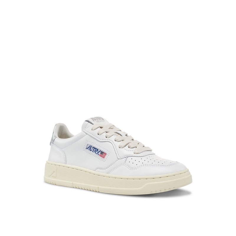 Autry - Sneakers Medalist - Leat/Leat Wht/Silver - Femme