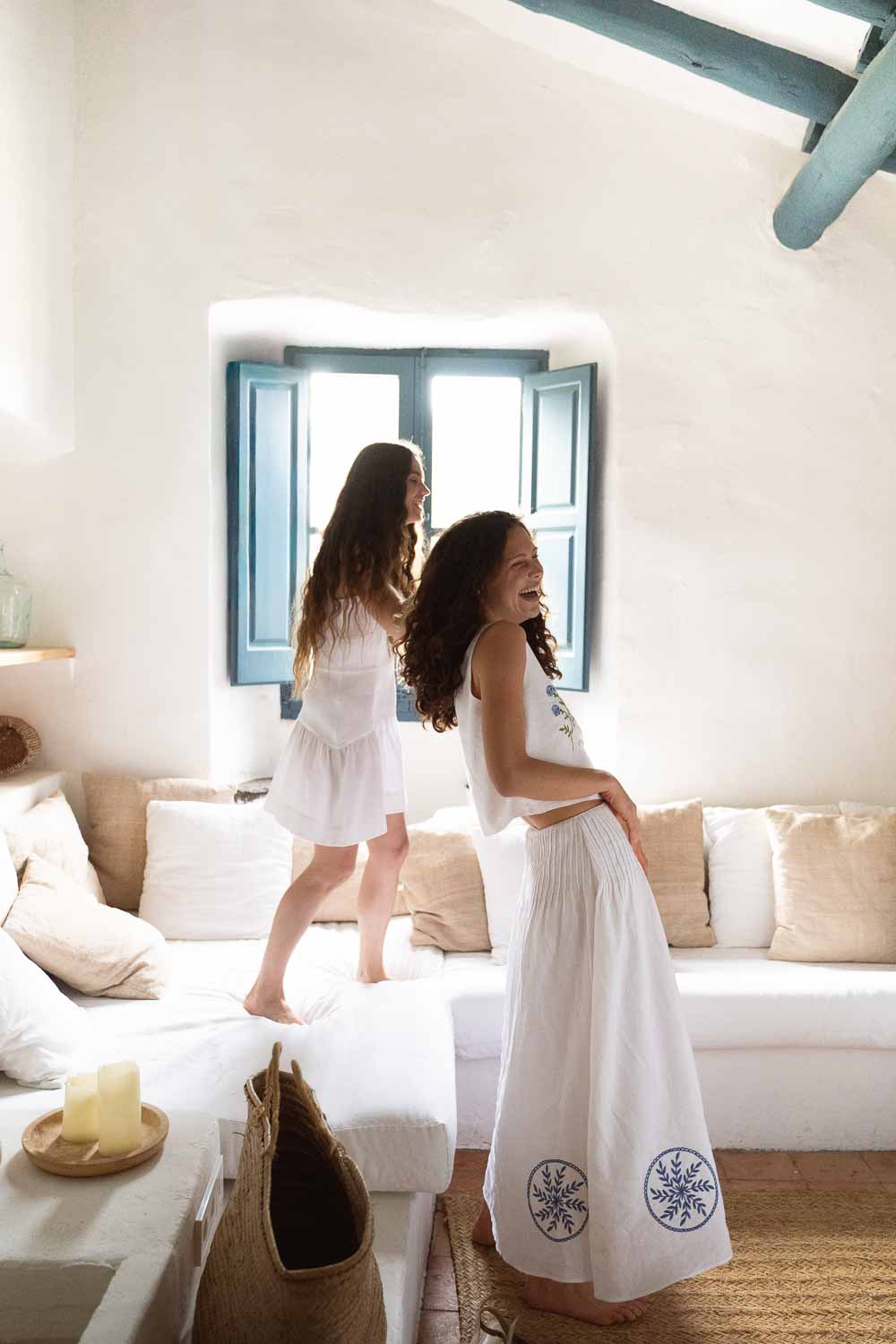 Hydrangea SS26 linen summer collection made in Barcelona