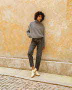 Zapatillas Solveig - Piel Lisa - Crema / Dorado