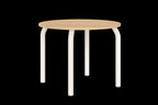 Mesa Meko - Pequeña - Tapa de roble/Patas beige Piazza