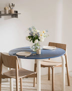 Meko Table - Small - Frosty Blue Top/Piazza Beige Legs