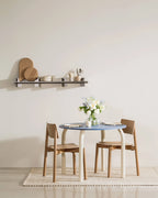 Meko Table - Small - Frosty Blue Top/Piazza Beige Legs