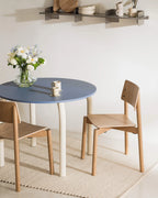 Meko Table - Small - Frosty Blue Top/Piazza Beige Legs