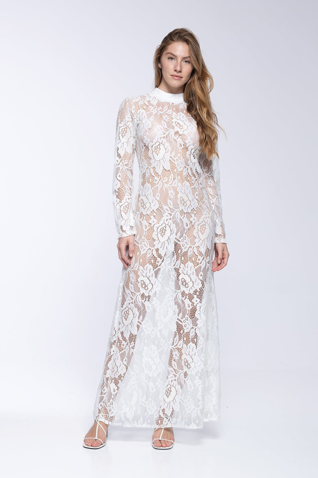 Meli Dress - White Laces