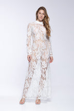 Meli Dress - White Laces