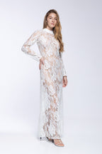 Meli Dress - White Laces