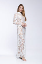 Meli Dress - White Laces