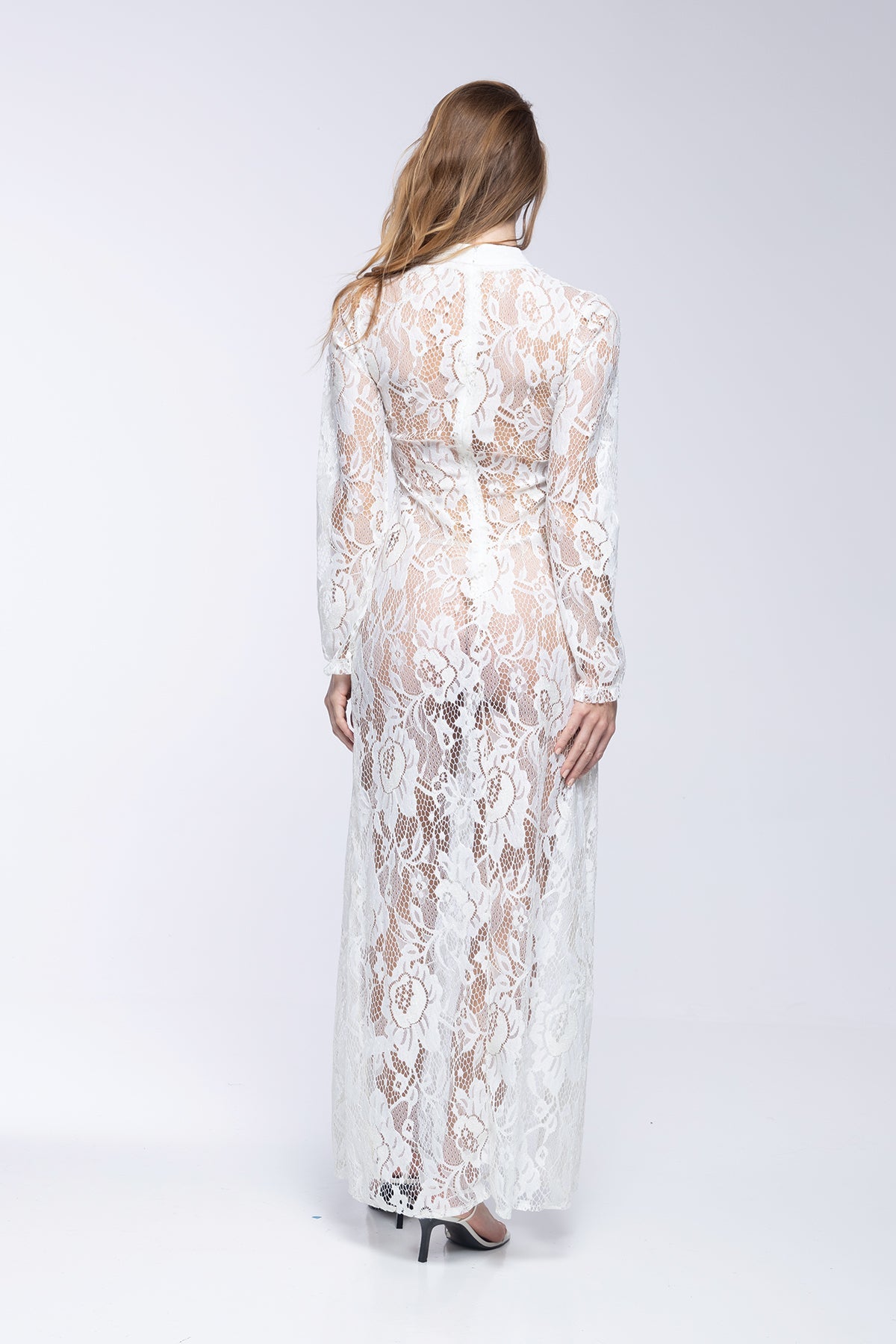 Meli Dress - White Laces