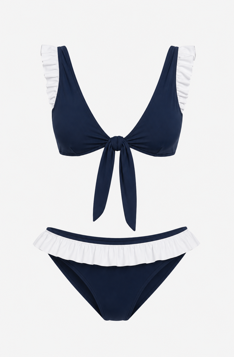 Haut Melissandre - Bleu & Blanc