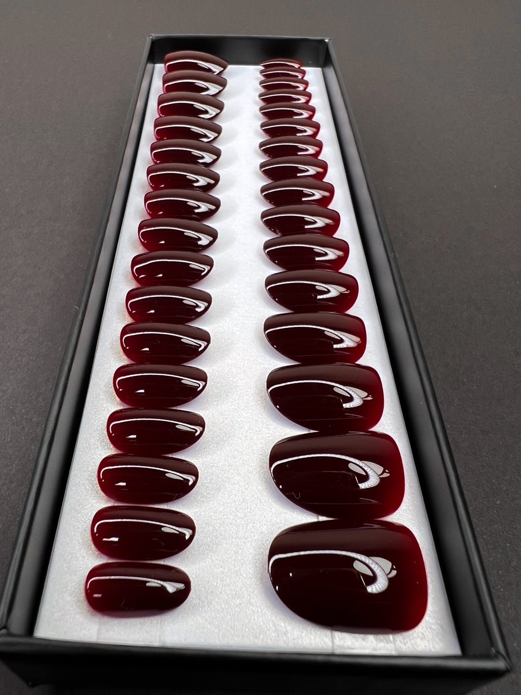Kunstige negle - Merlot