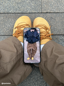 Zuecos Ambra de piel velour Tabanca