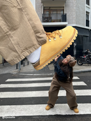 Zuecos Ambra de piel velour Tabanca