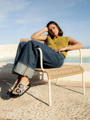 Sandalias Galia Veganas Serpiente Arena