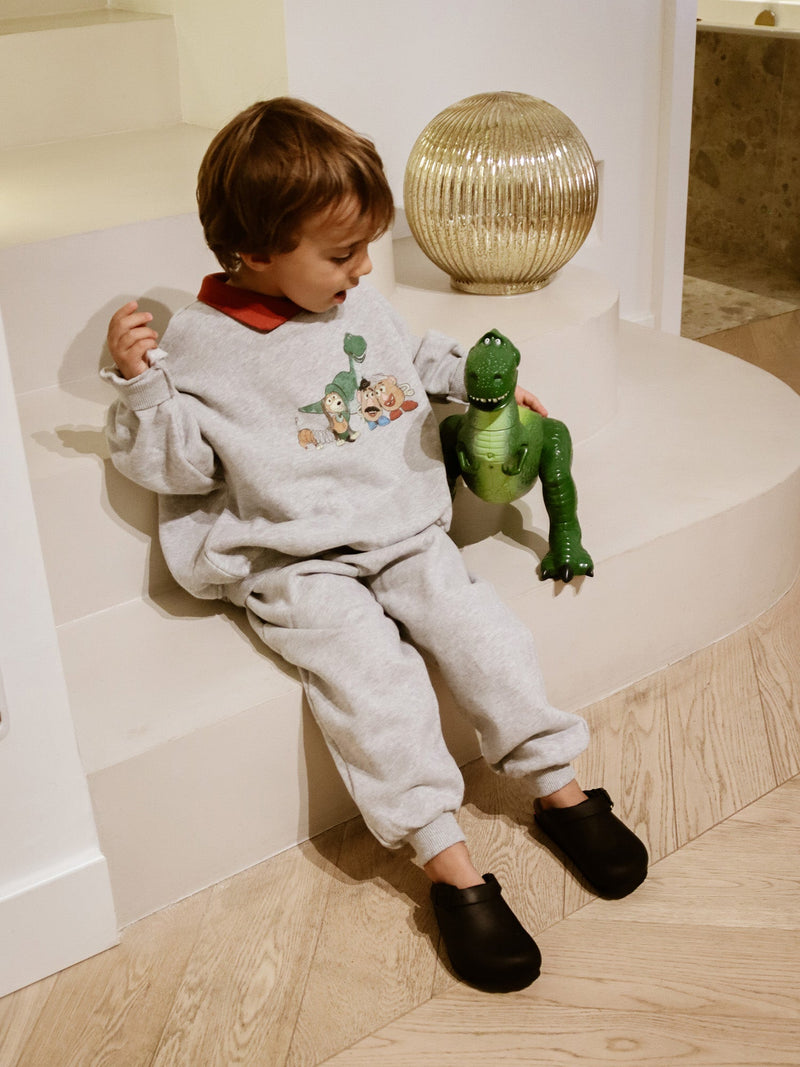 Zuecos Shetland Piel Engrasada Negro