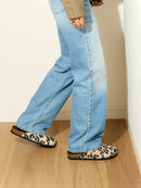 Zuecos de leopardo veganos Riva