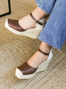 Alpargatas Tokat De Piel Color Chocolate