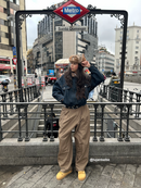 Zuecos Ambra de piel velour Tabanca