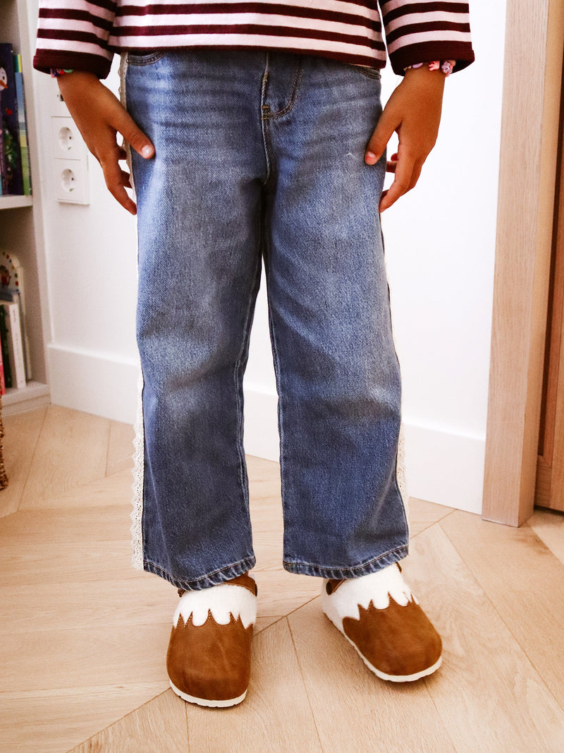 Pantuflas Nevada Vaquero Camel