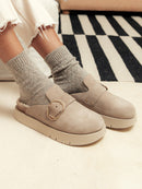 Sabots Grisel Velour Taupe