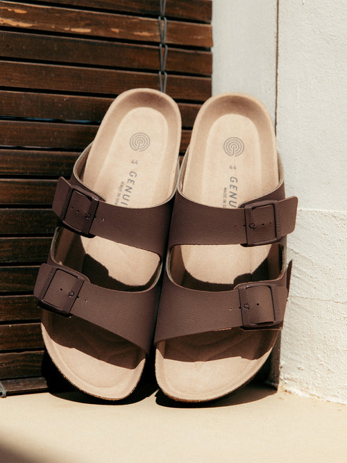 Sandalias Hawaii Veganas Marrón Oscuro