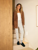 Zuecos Huma Velour Negro