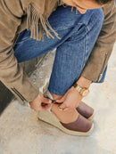 Alpargatas Tokat De Piel Color Chocolate