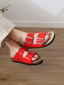 Sandalias Honolulu Vegan Charol Rojas