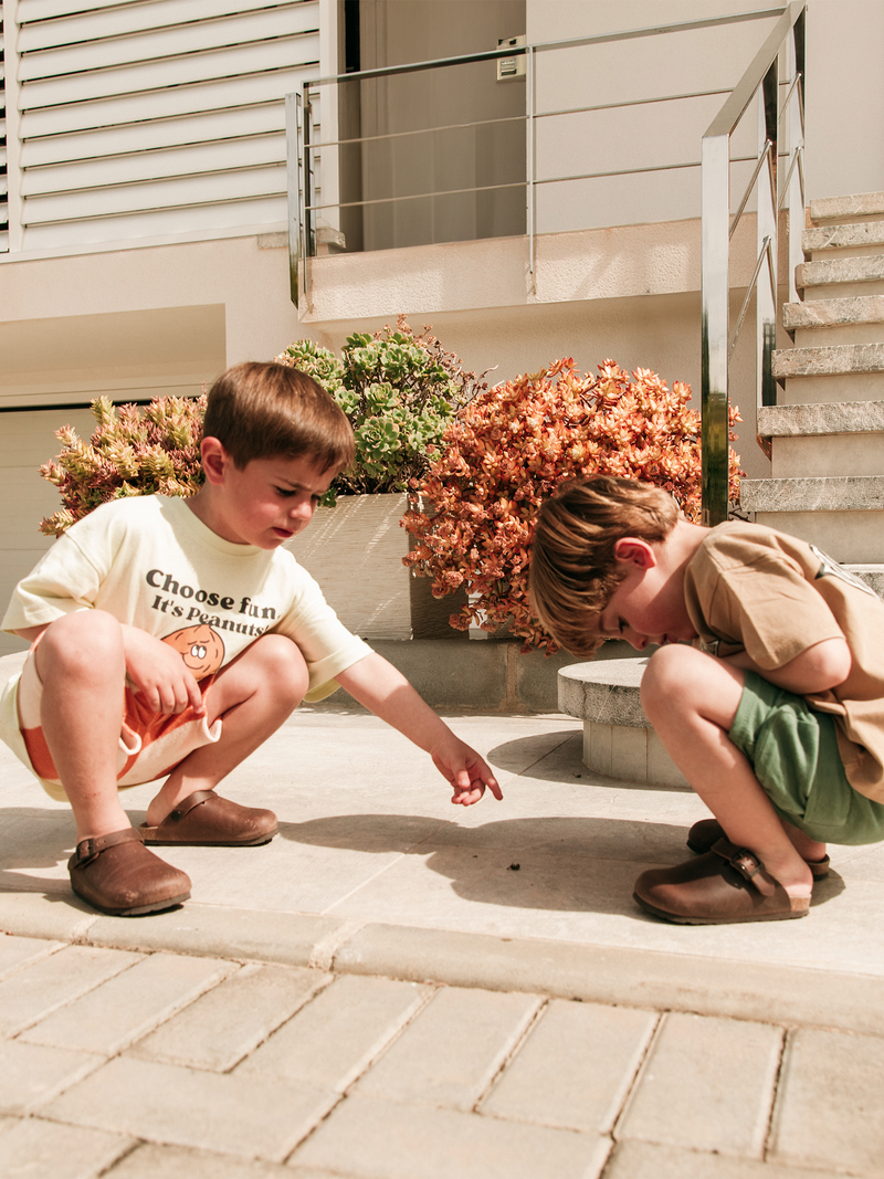 Zuecos Habana Shetland de piel engrasada