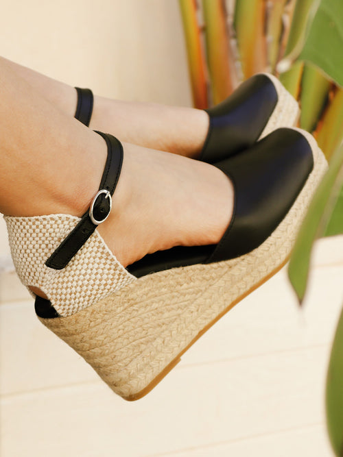 Alpargatas Tokat De Piel Negras