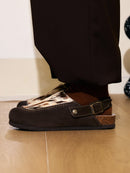 Zuecos Piel Galbano Vaca