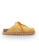 Zuecos Ambra de piel velour Tabanca