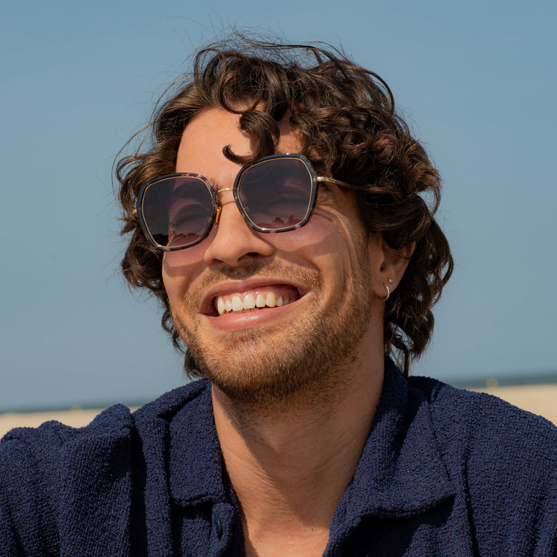 Lunettes De Soleil Michaela.S - Écaille Noir - Mixte