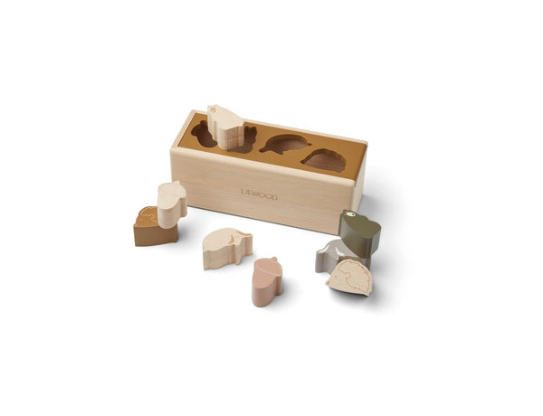 Midas Children's Wooden Puzzle Box - Friendship Golden Caramel Multi Mix