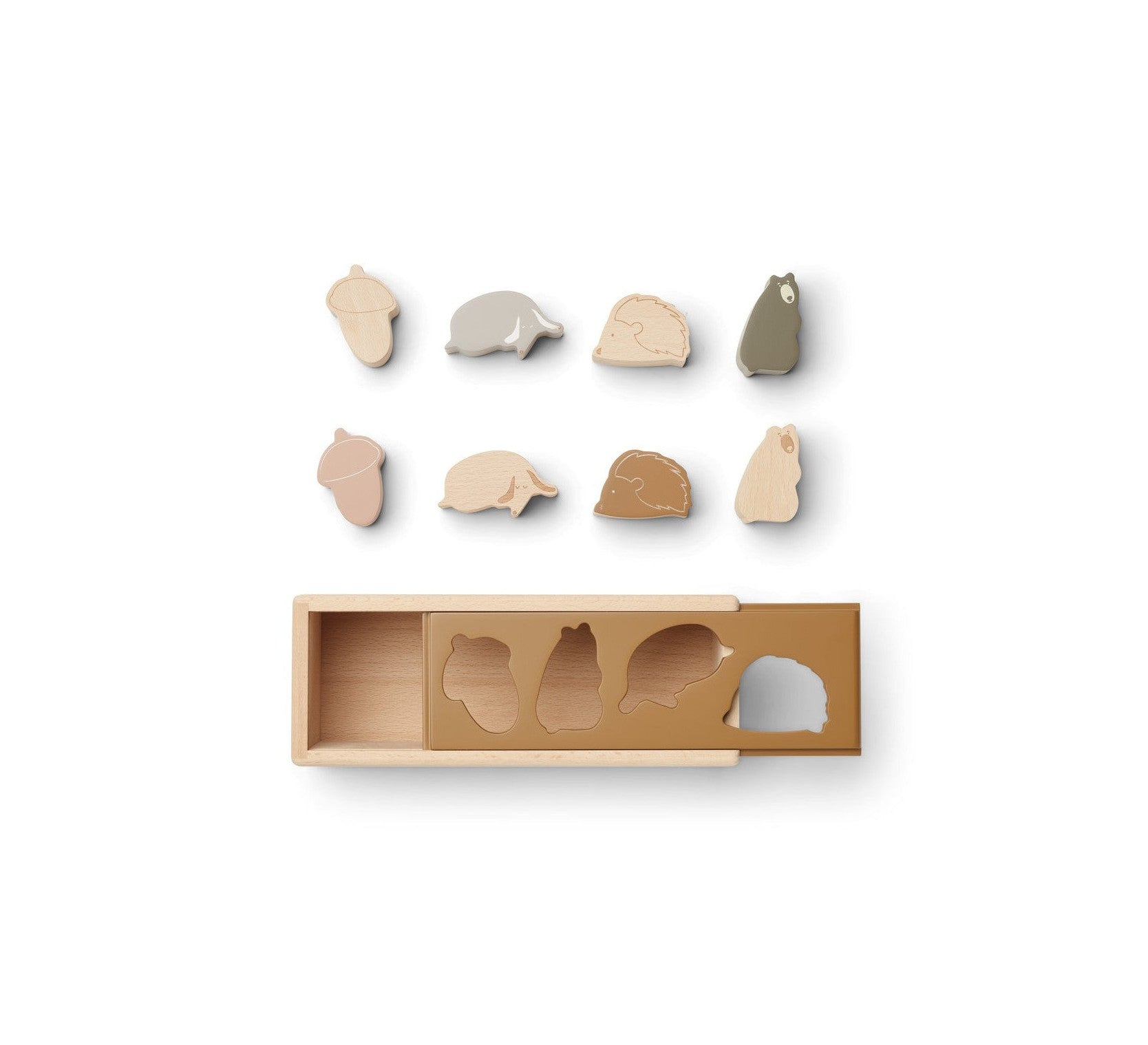 Caja Puzzle De Madera Infantil Midas - Friendship Golden Caramel Multi Mix